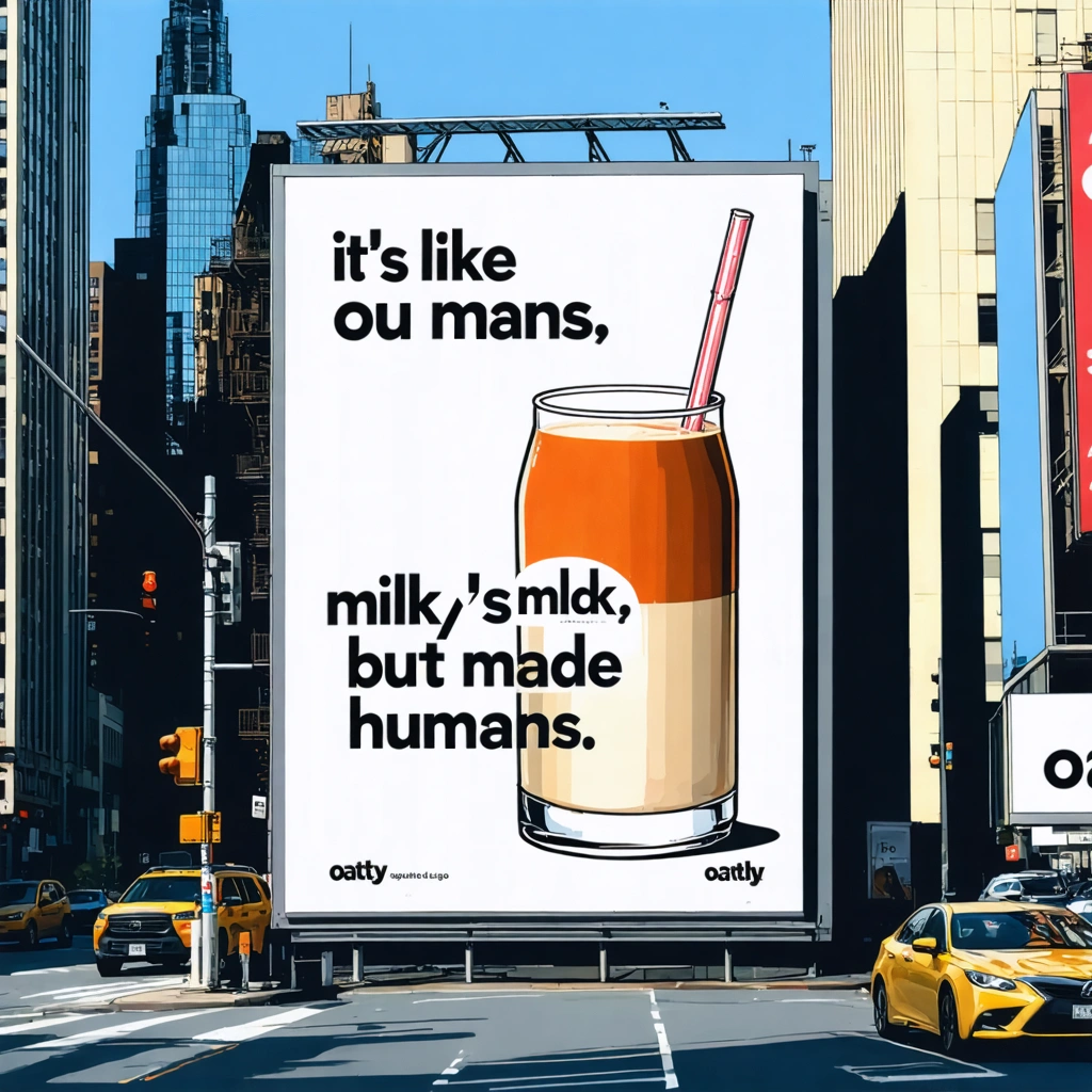 Oatly Kampagne: Sustainable Dairy-Free Marketing with Bold Creativity